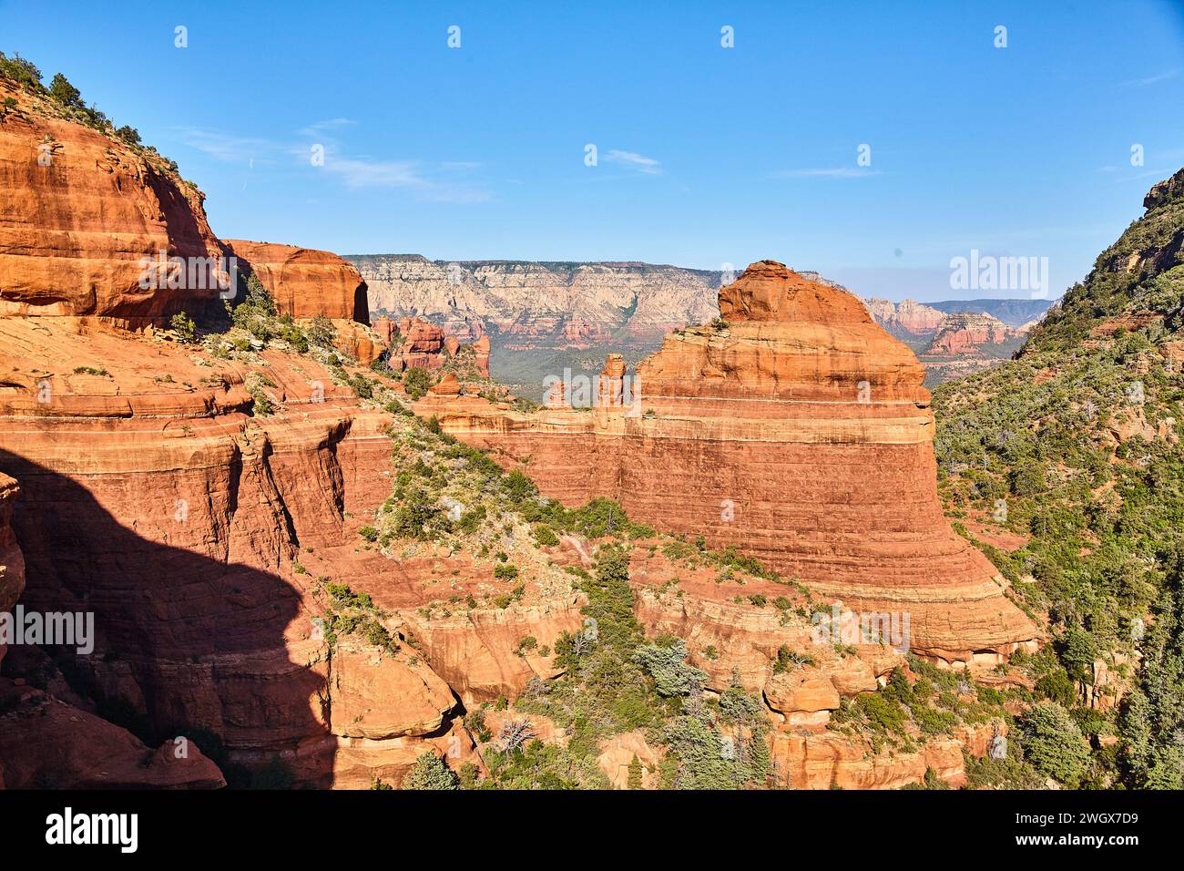 Red Rocks Overhead View Aerial view rugged red hi-res stock photography and images - Alamy