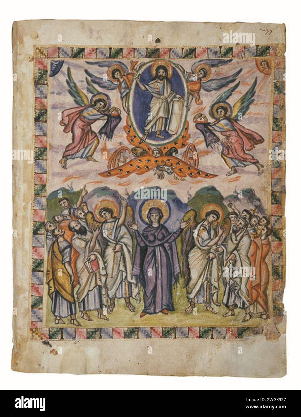 Rabbula gospels hi-res stock photography and images - Alamy, image size:1002x1390