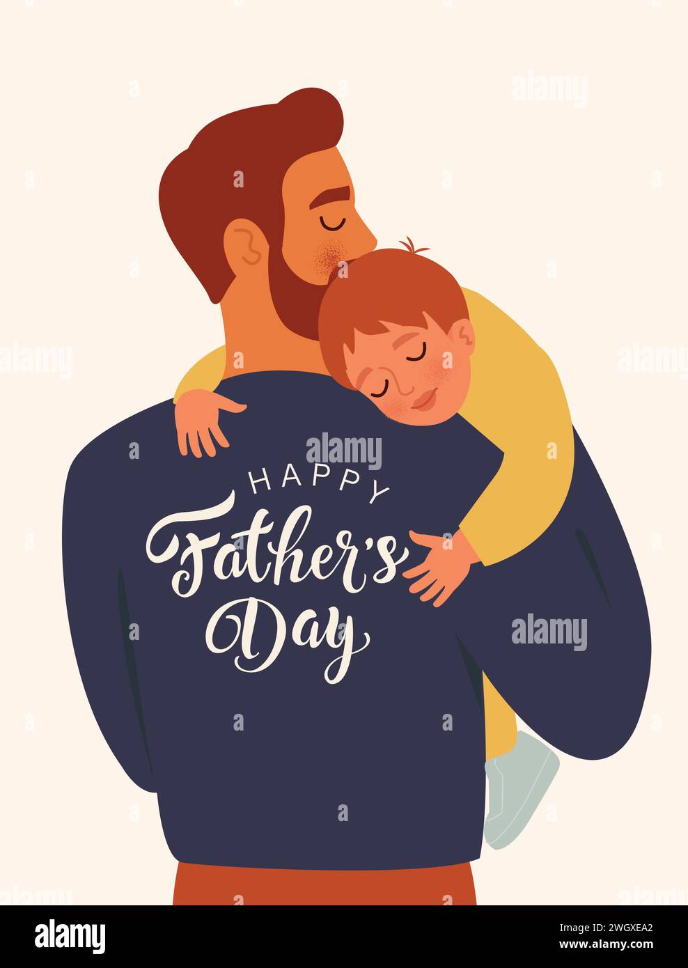 Happy fathers day children drawing hi-res stock photography and images ...