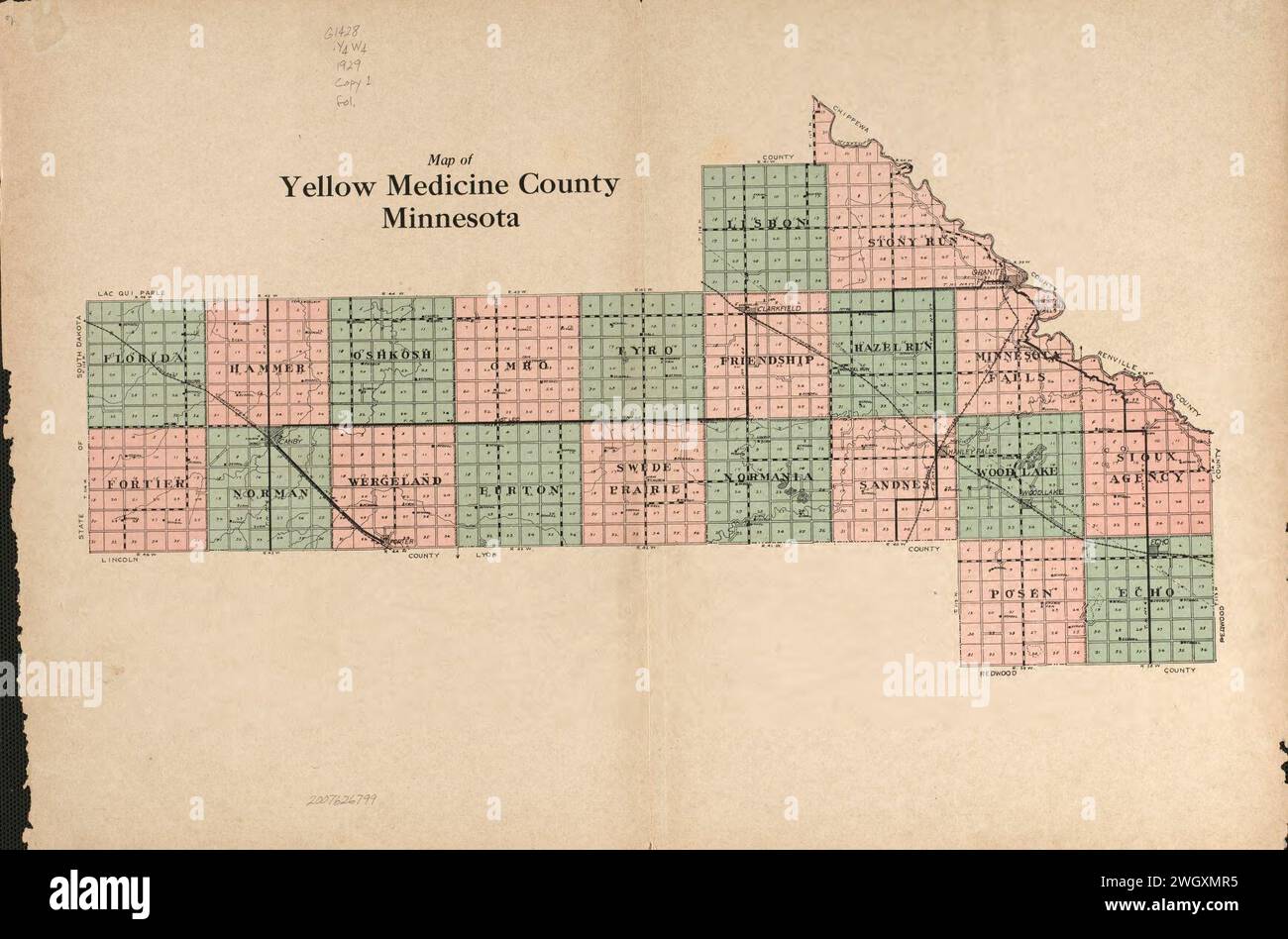 Atlas and farmers' directory of Yellow Medicine County, Minnesota