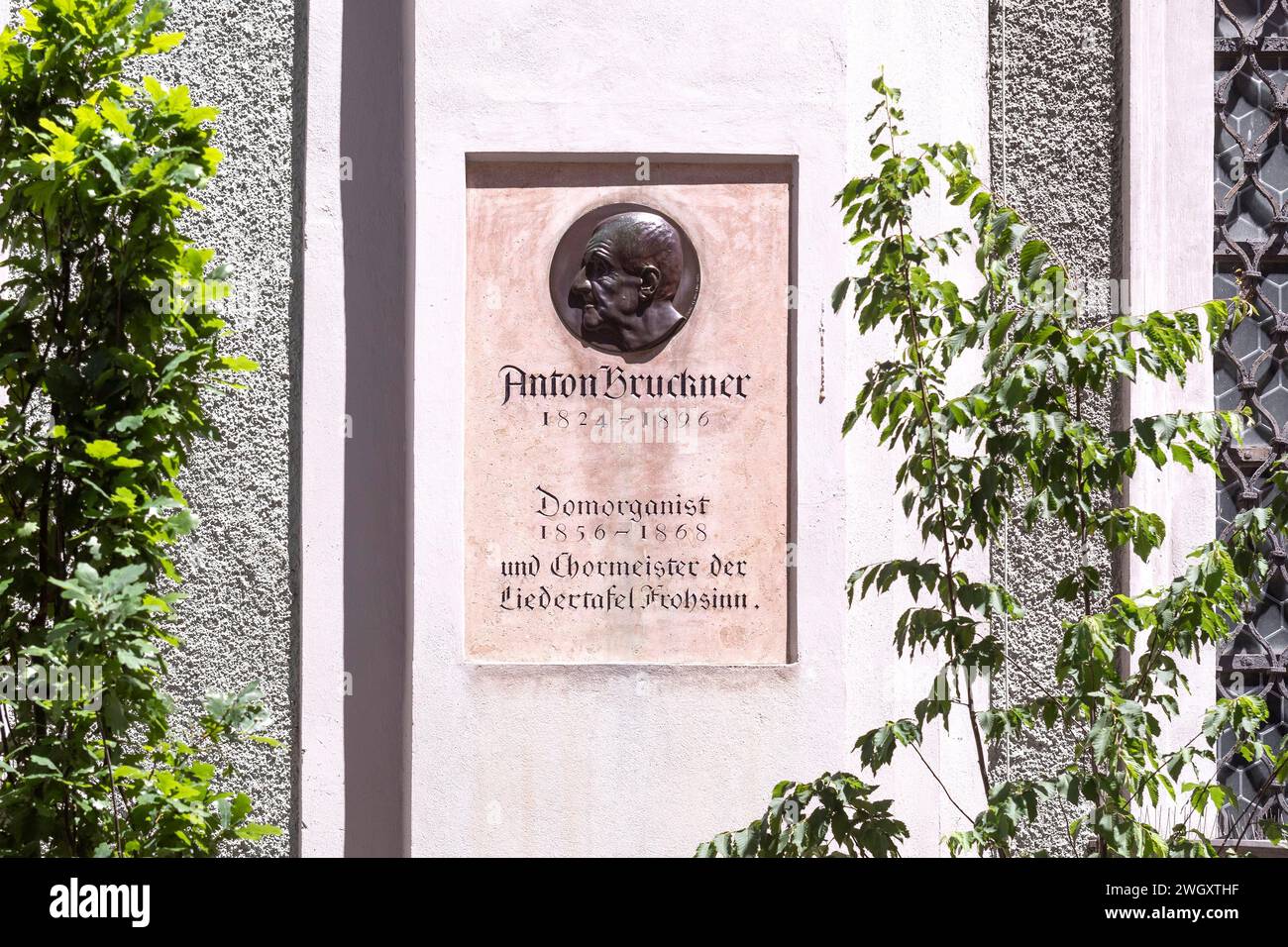 Bruckner memorial plaques hi-res stock photography and images - Alamy