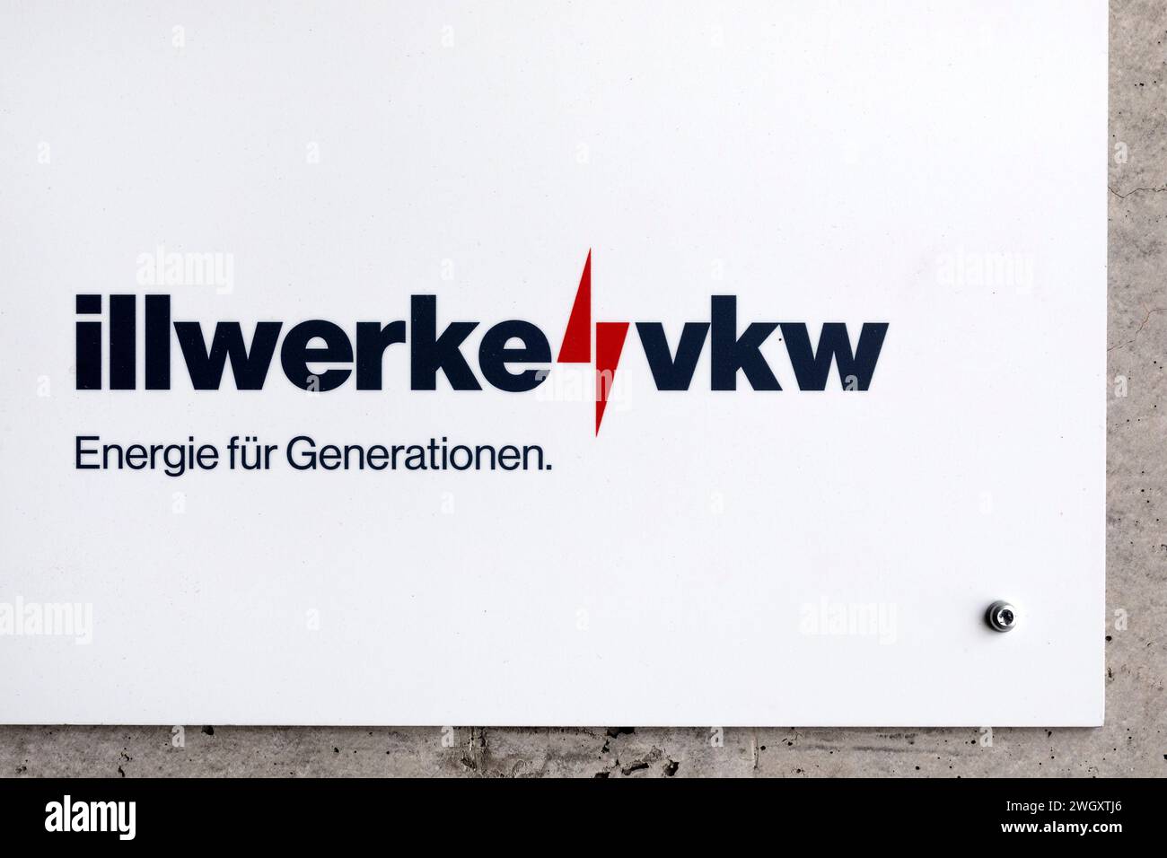 Illwerke Vkw, Vorarlberg Stock Photo