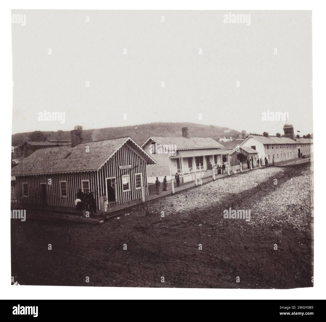 Attributed to n barnard office of post quartermaster