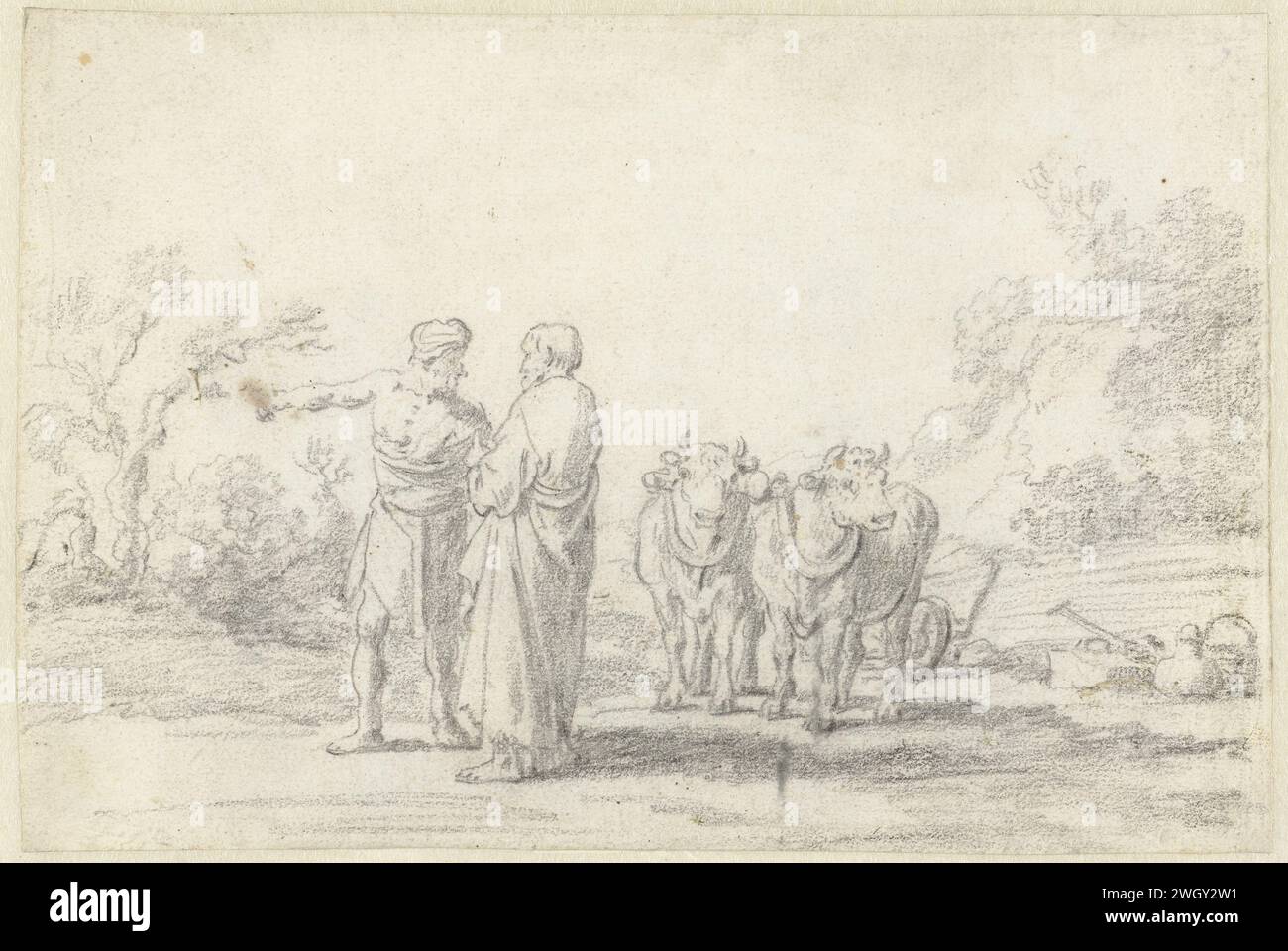 Lucius Quintius Cincinnatus Leaving his Plow Plow, Claes Moeyaert, 1628