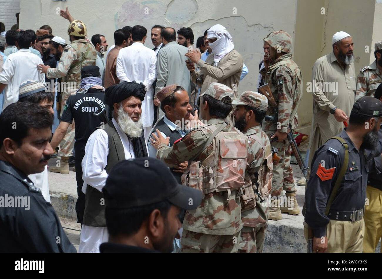 August 2016 Quetta attacks army Stock Photo - Alamy