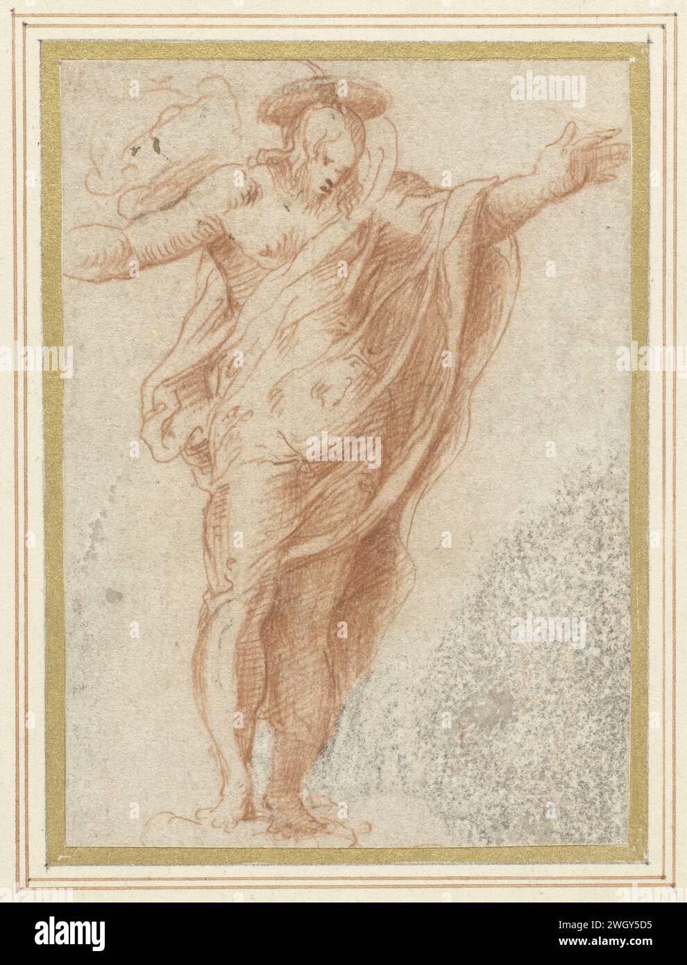 Blessing Christ, Anonymous, After Polidoro Da Caravaggio, 1510 - 1600 ...