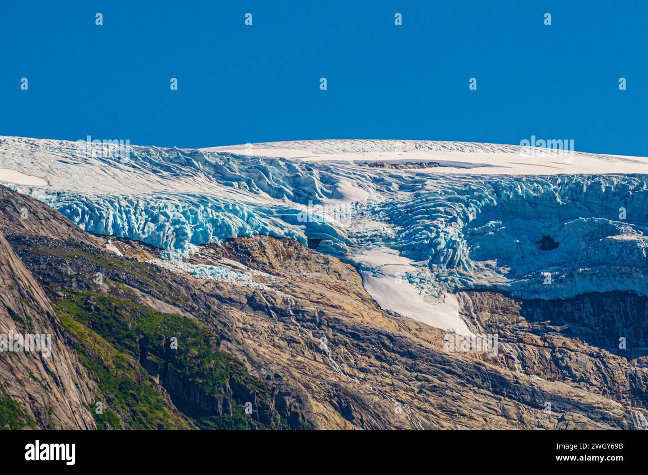 Svartisen glacier in northern Norway Stock Photo