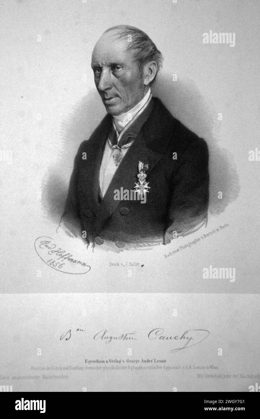 Augustin louis cauchy hi-res stock photography and images - Alamy