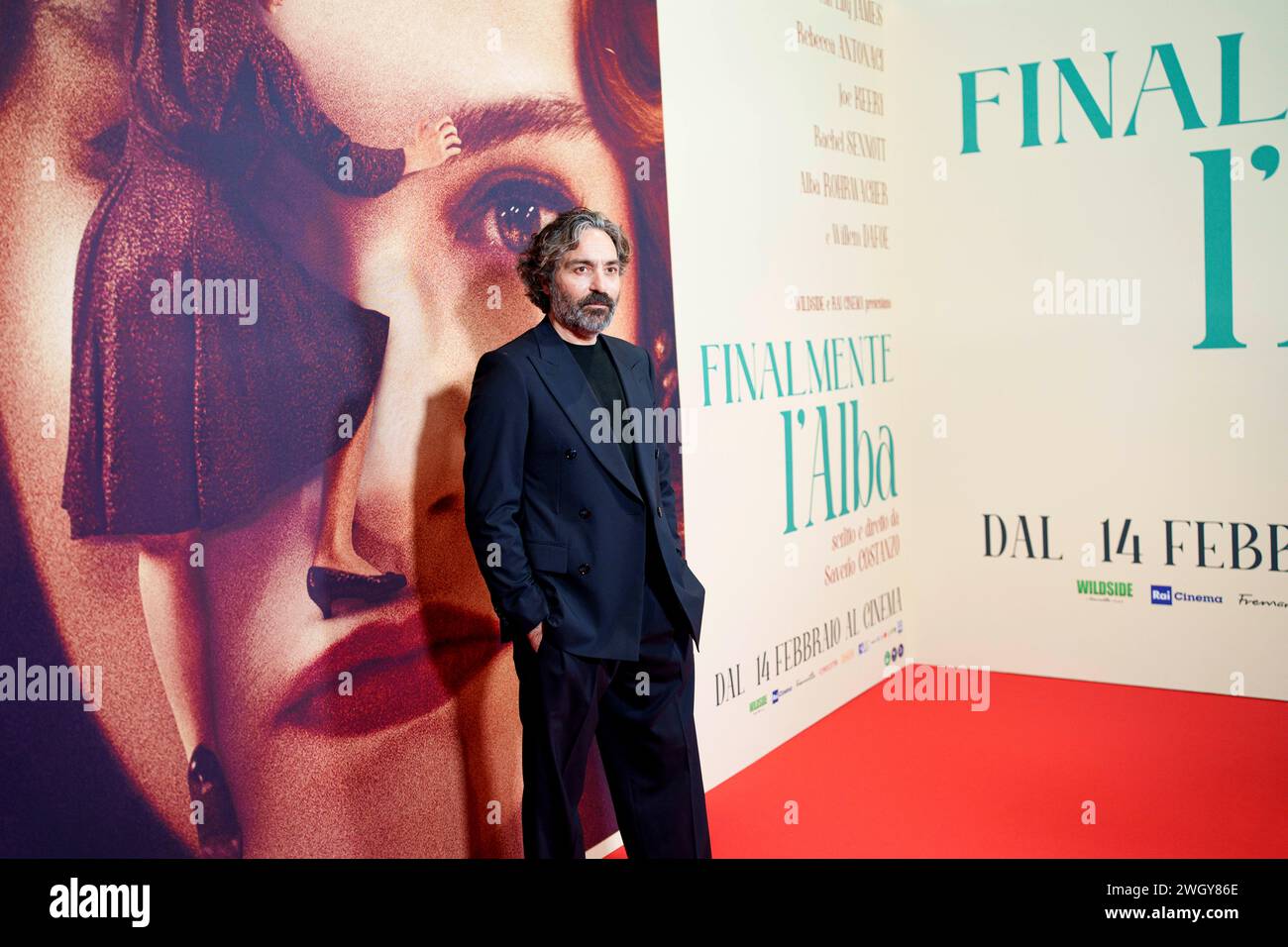 ROME, ITALY, 05 FEBRUARY 2024, The cast members of 