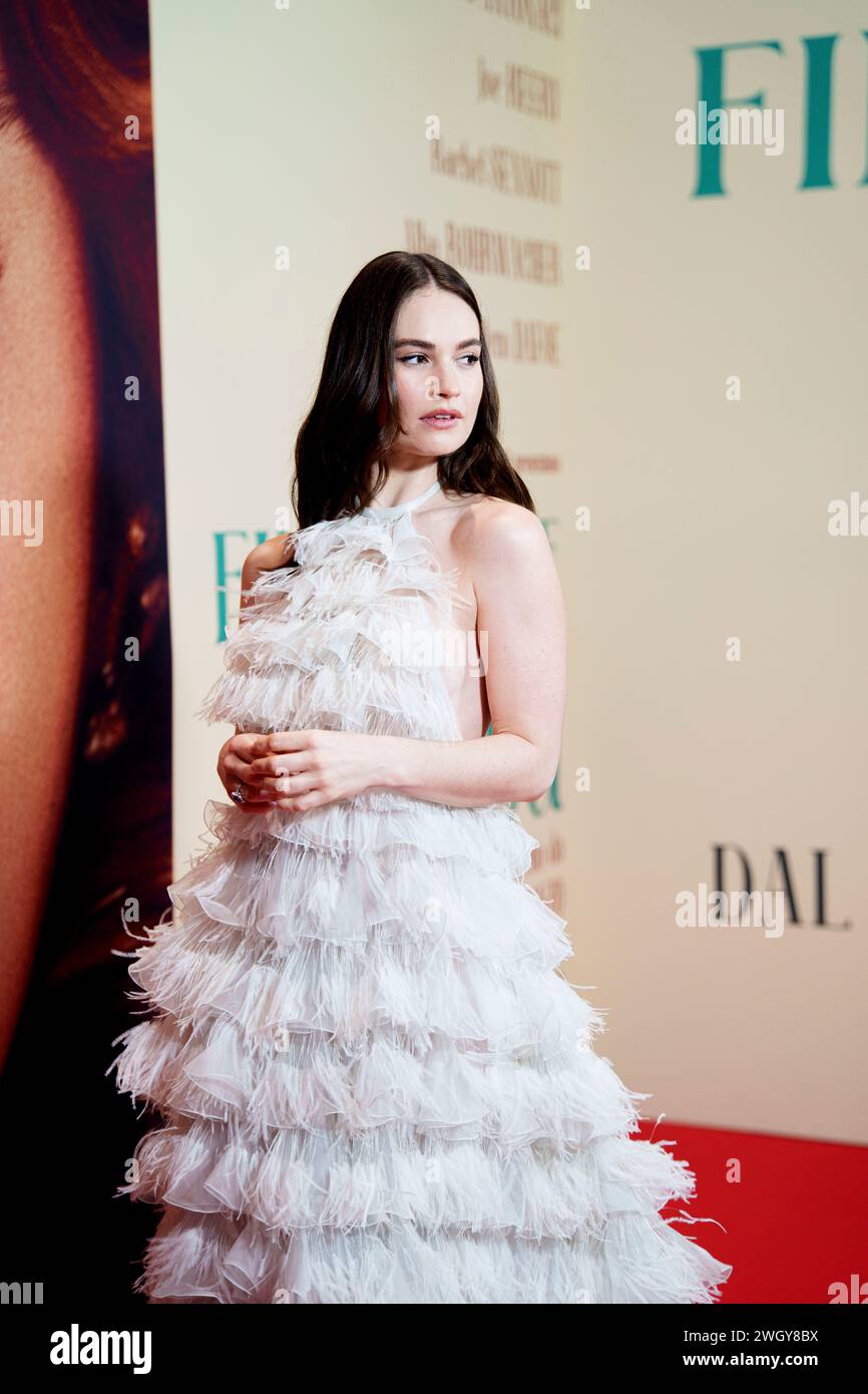 ROME, ITALY, 05 FEBRUARY 2024, The cast members of 