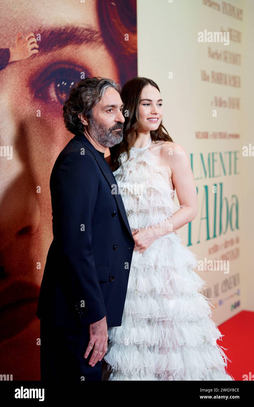 ROME, ITALY, 05 FEBRUARY 2024, The cast members of 
