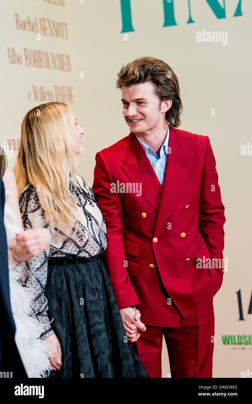 ROME, ITALY, 05 FEBRUARY 2024, The cast members of 