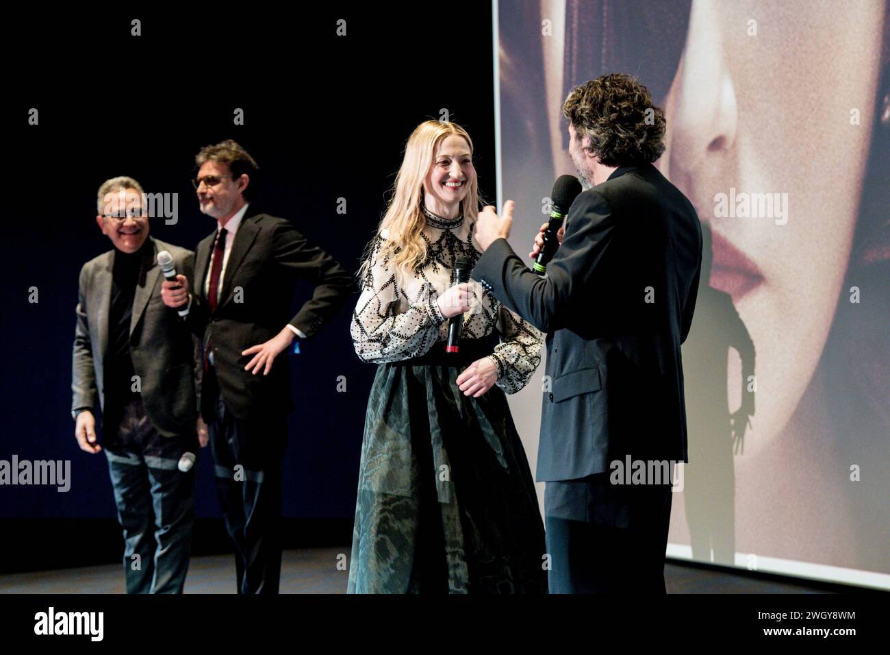 ROME, ITALY, 05 FEBRUARY 2024, The cast members of 
