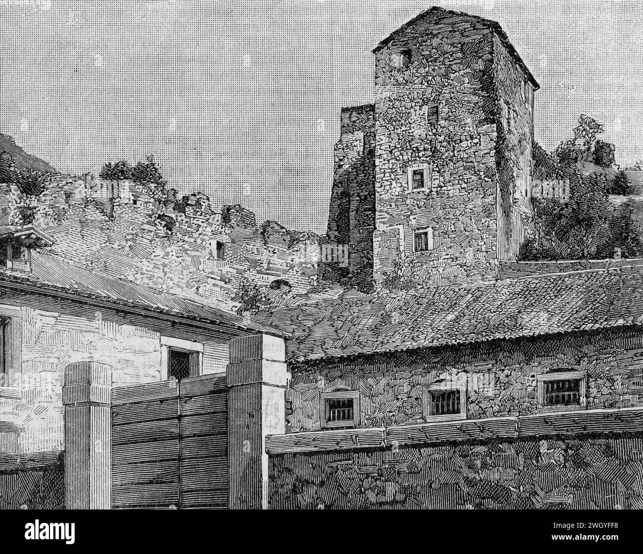 Castello di serravalle Black and White Stock Photos & Images Alamy