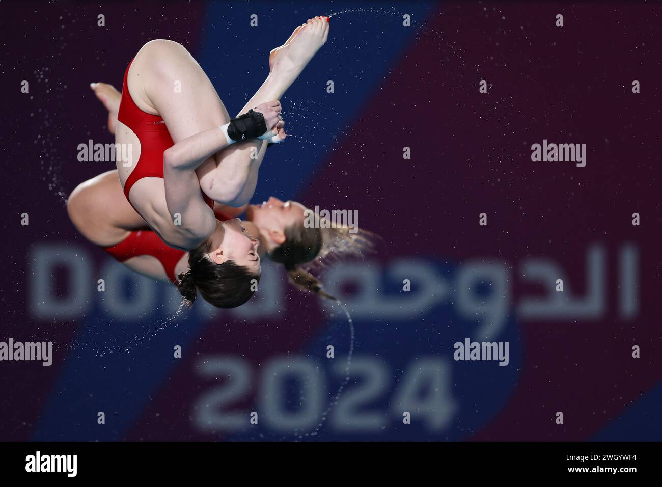 Doha, Qatar. 6th Feb, 2024. Lois Toulson & Andrea Spendolini Sirieix