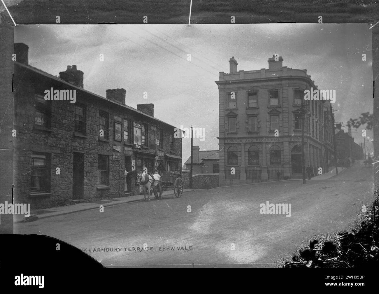 Bank & Armoury Terrace, Ebbw Vale (4641430 Stock Photo Alamy