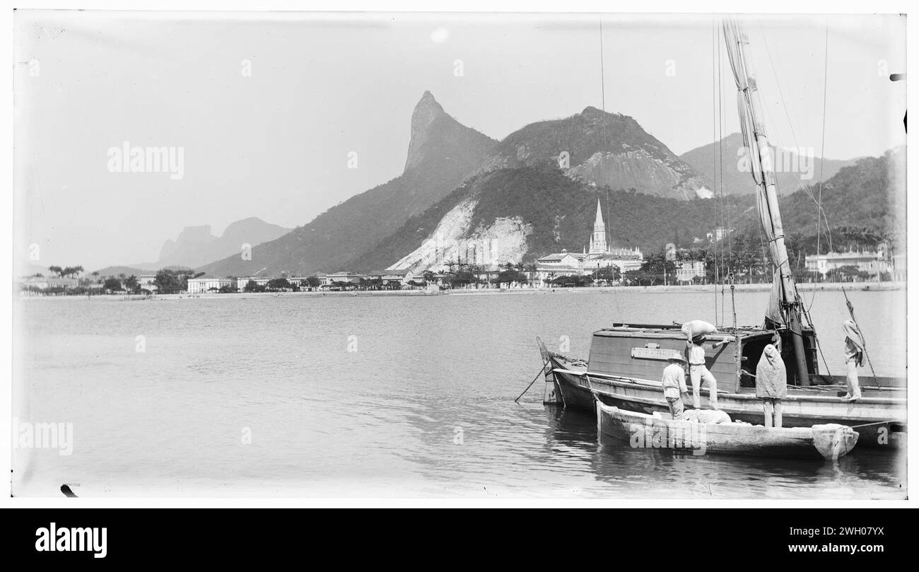 Barcos na Enseada de Botafogo (0072137cx015-03). Stock Photo