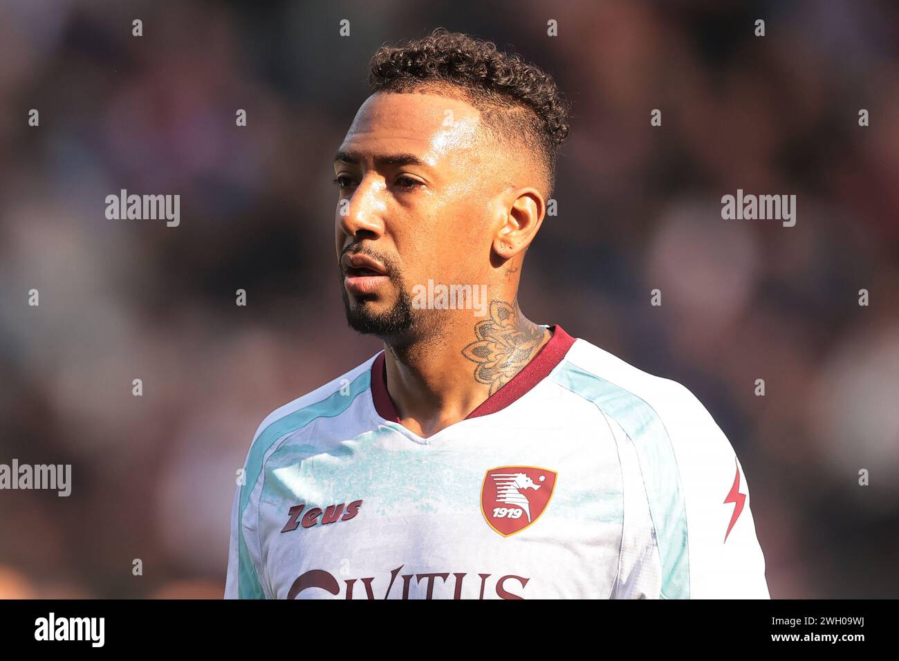 Turin, Italy. 4th Feb, 2024. Jerome Boateng of Salernitana during the Serie A match at Stadio Grande Torino, Turin. Picture credit should read: Jonathan Moscrop/Sportimage Credit: Sportimage Ltd/Alamy Live News Stock Photo