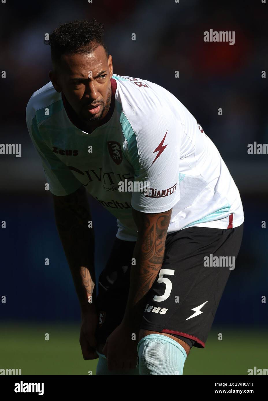 Turin, Italy. 4th Feb, 2024. Jerome Boateng of Salernitana during the Serie A match at Stadio Grande Torino, Turin. Picture credit should read: Jonathan Moscrop/Sportimage Credit: Sportimage Ltd/Alamy Live News Stock Photo