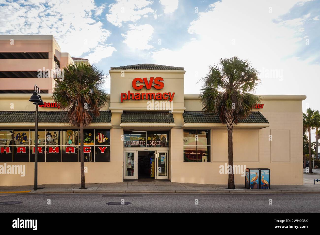 Entrance of CVS Pharmacy in Clearwater, Florida Stock Photo Alamy