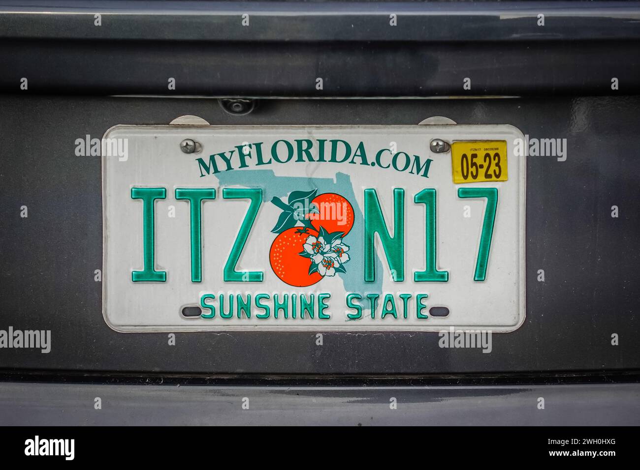 Florida Car License Plate Stock Photo Alamy florida-car-license-plate-stock-photo-alamy