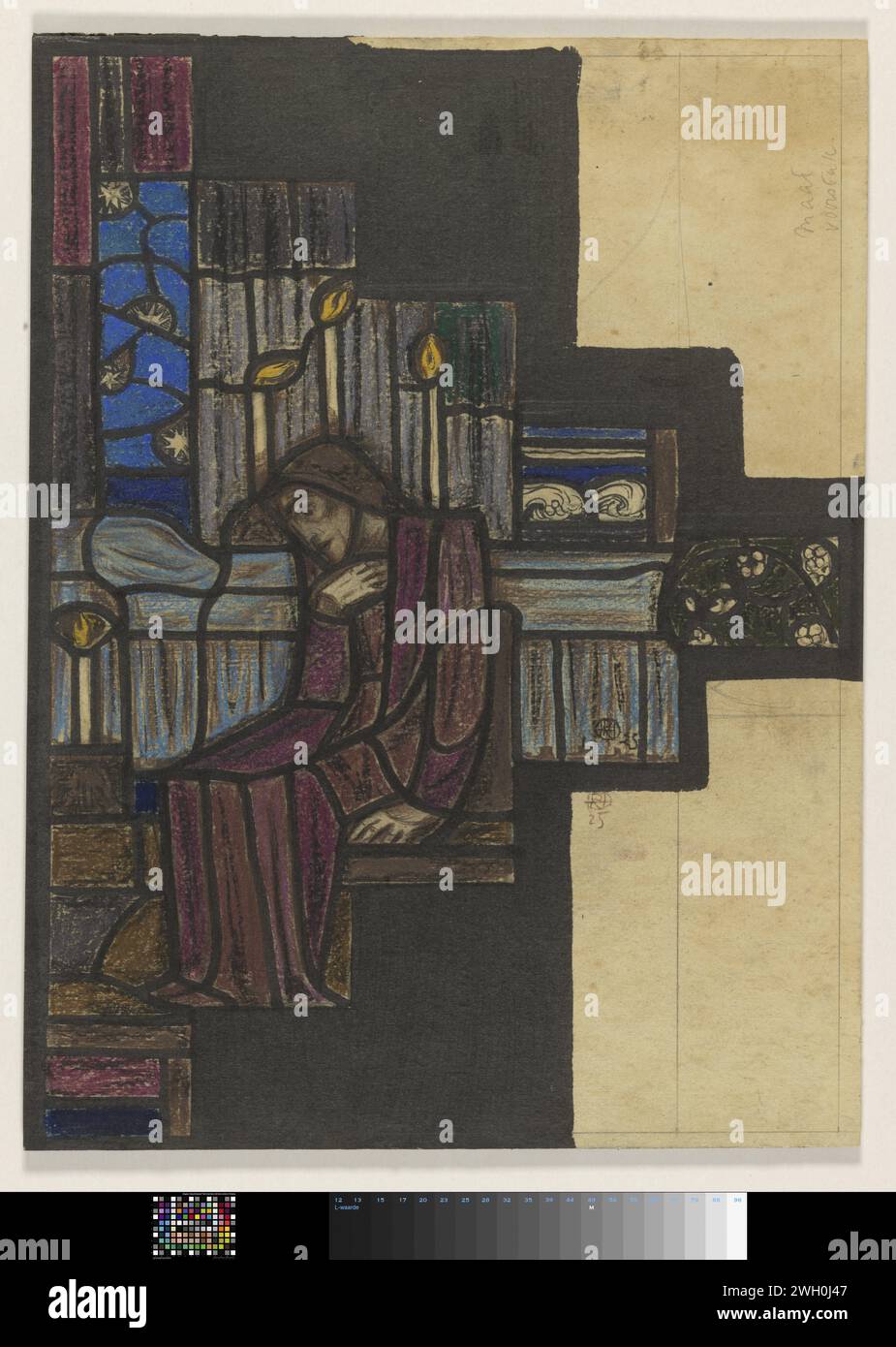 Design for window in the Dutch Pavilion at the Arts Décoratifs ...