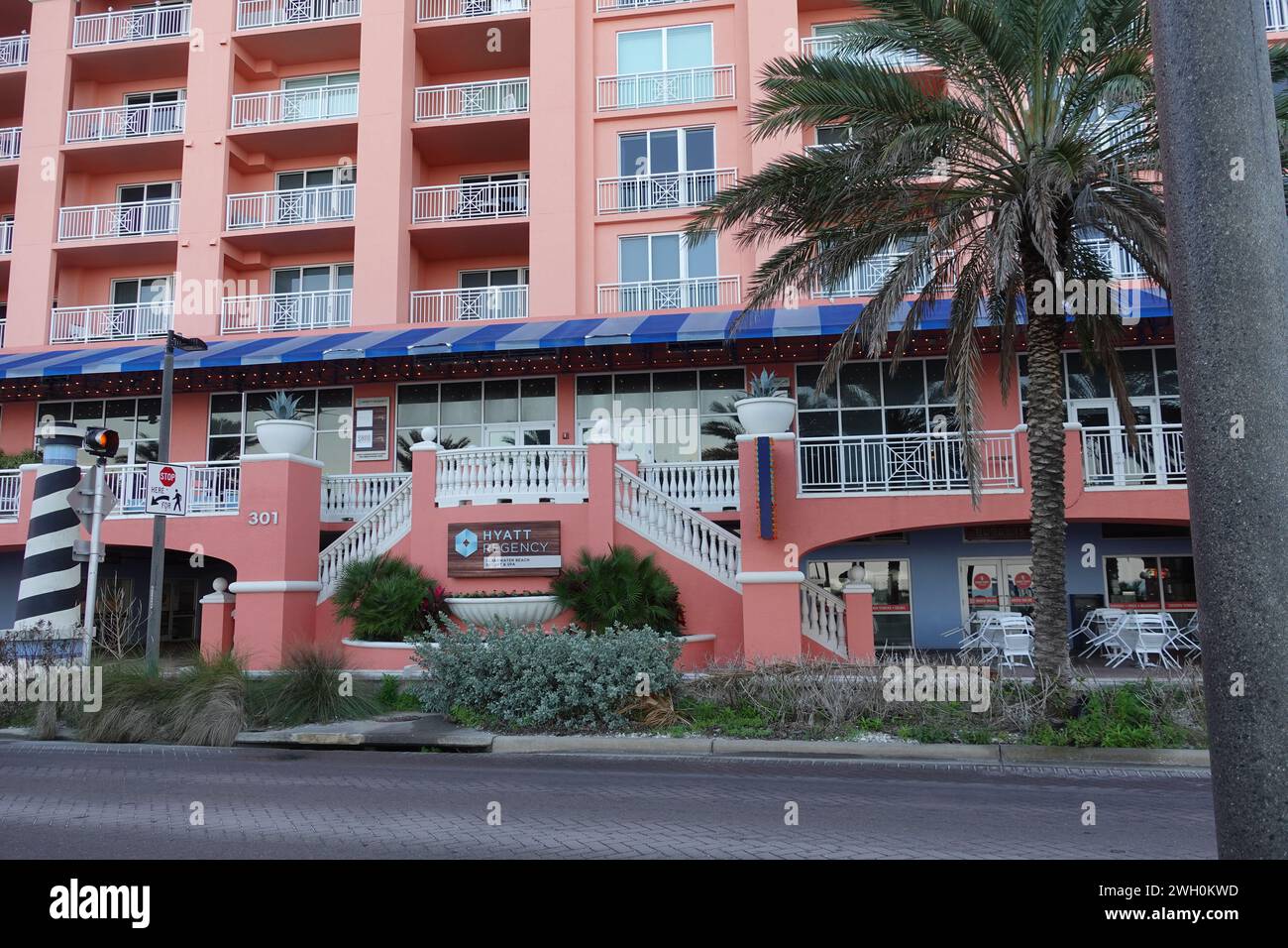 Hyatt Regency resort hotel in Clearwater Beach, Florida Stock Photo - Alamy