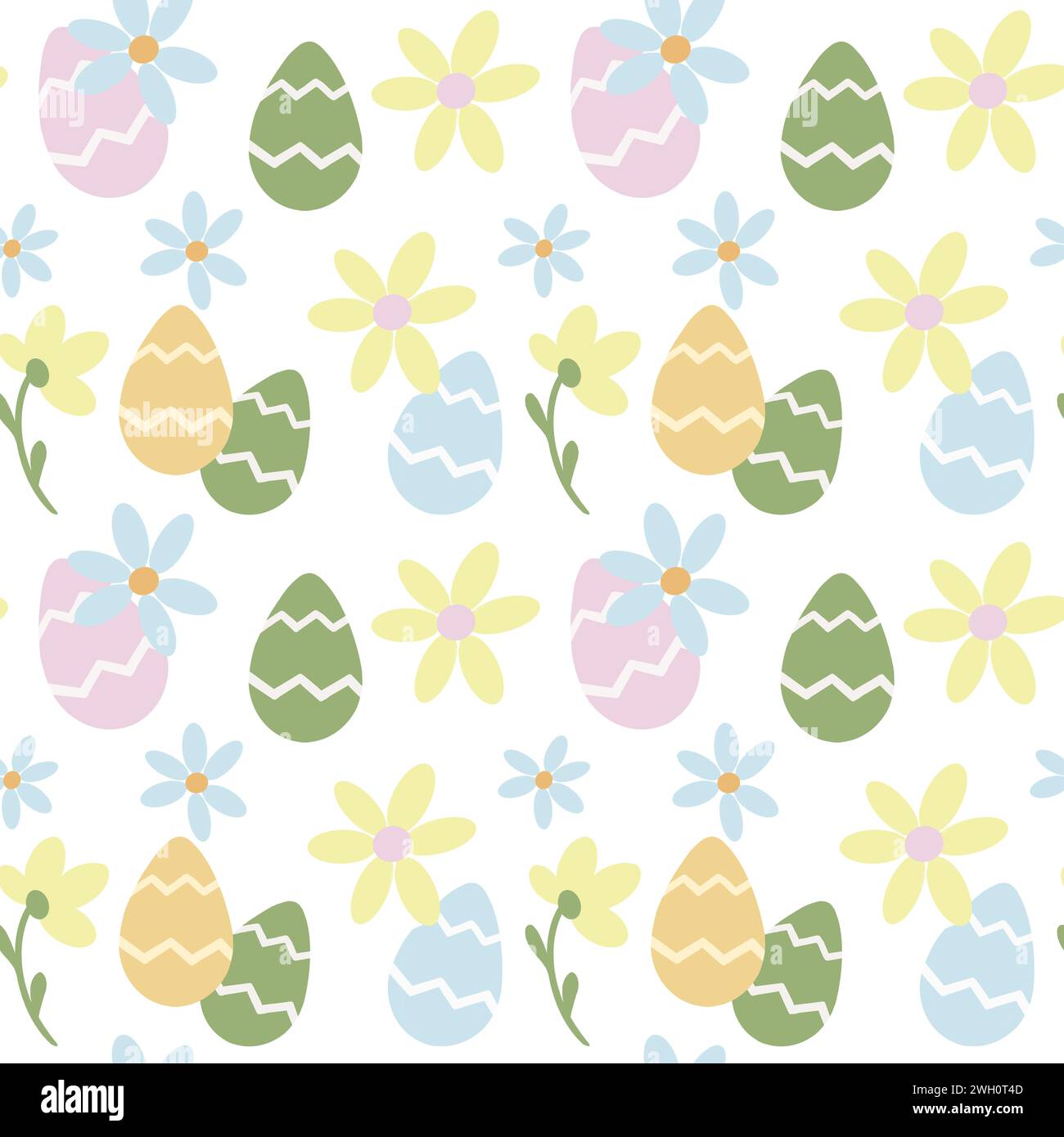 Cute illustration green leaves pattern Cut Out Stock Images & Pictures ...