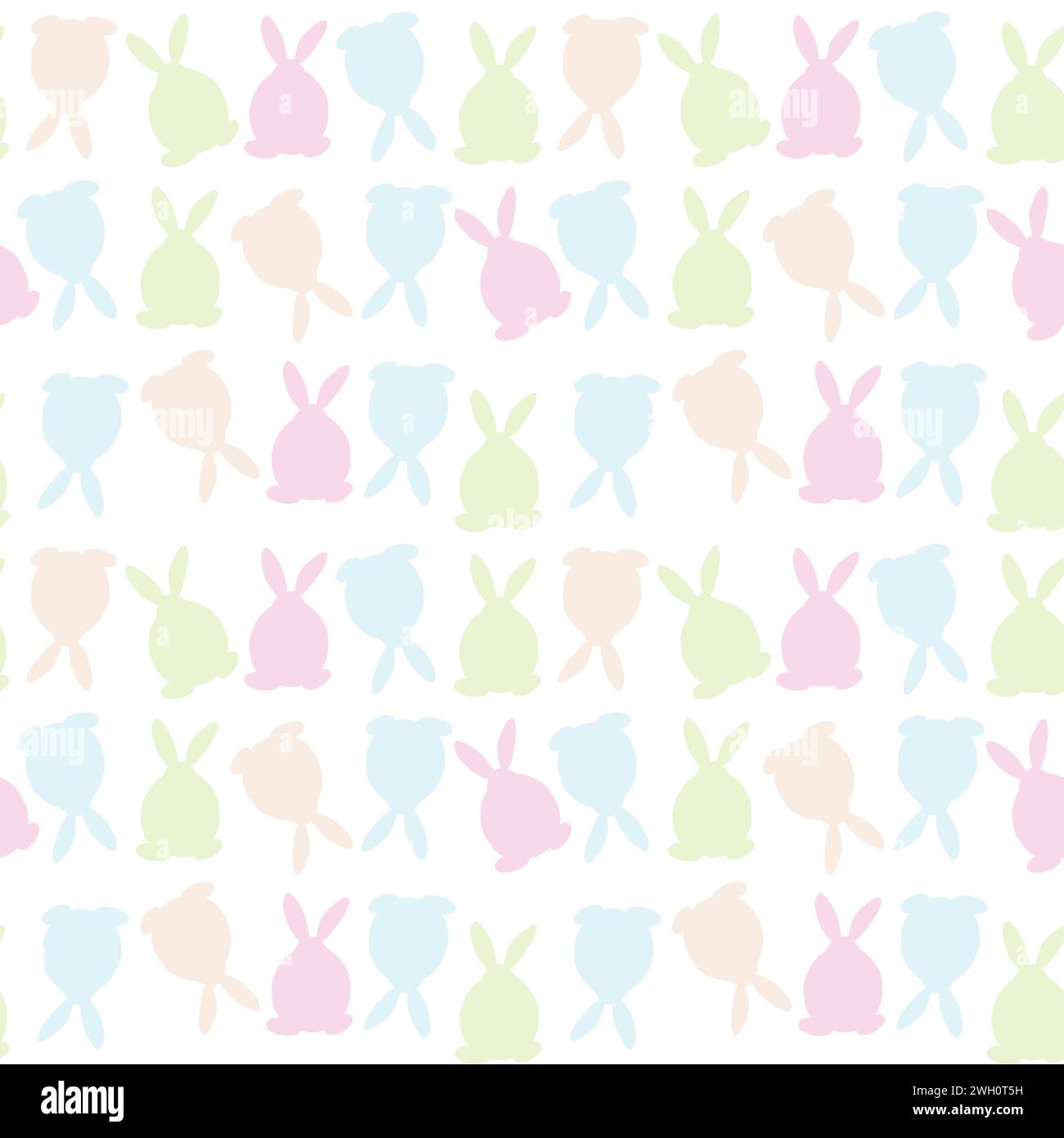 Seamless pattern with Easter design Stock Photo