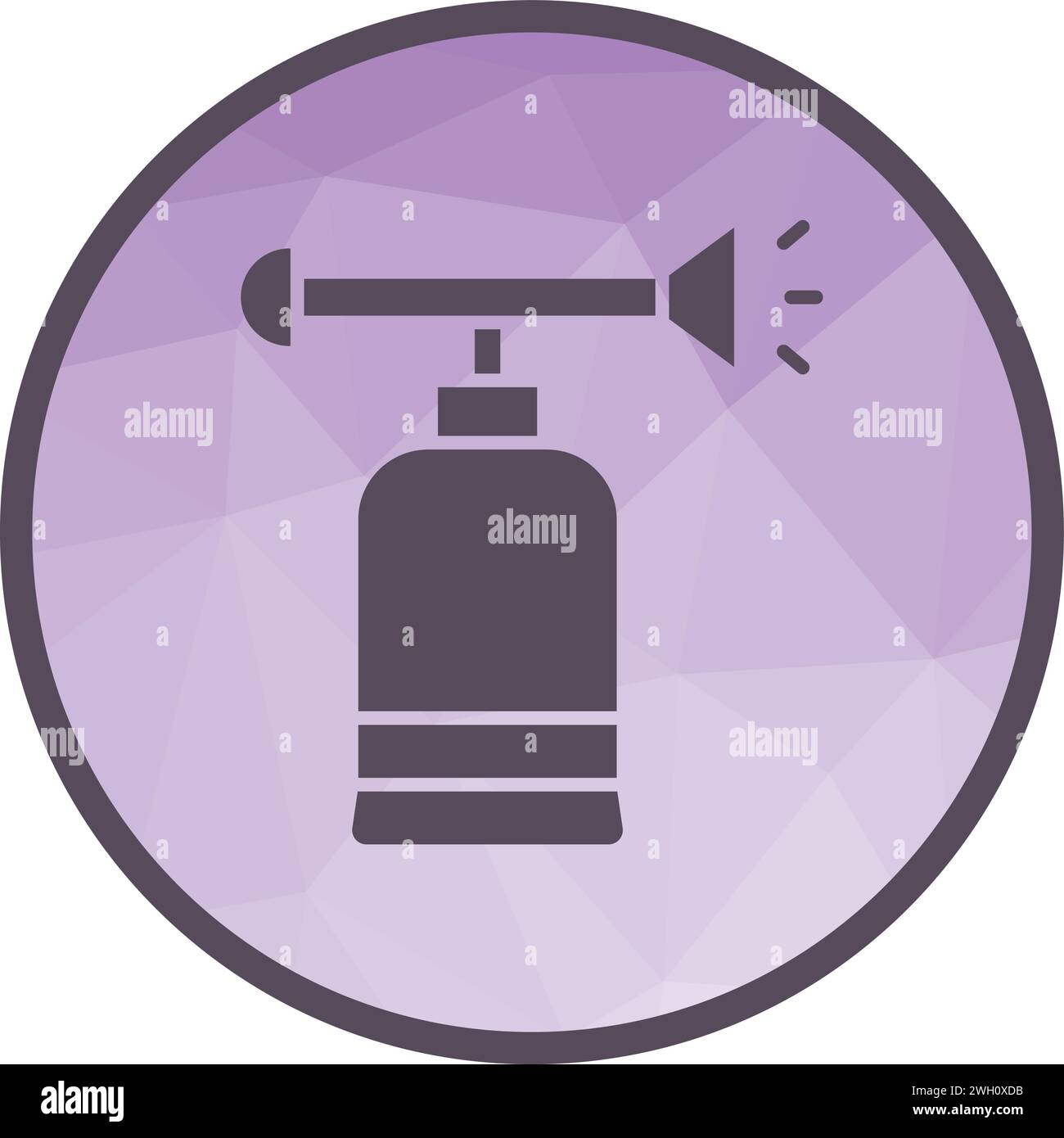 Air Horn icon vector image. Stock Vector