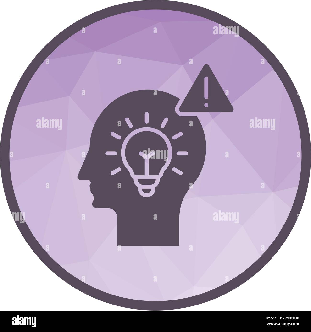 Bad Idea icon vector image. Stock Vector