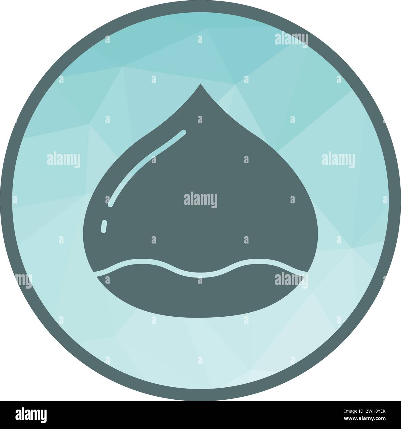 Chestnut icon vector image. Stock Vector