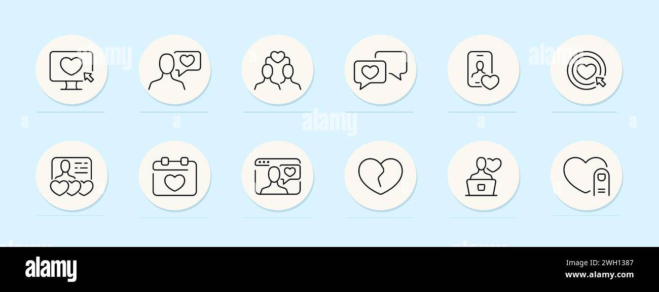 Genuine connections Stock Vector Images - Alamy