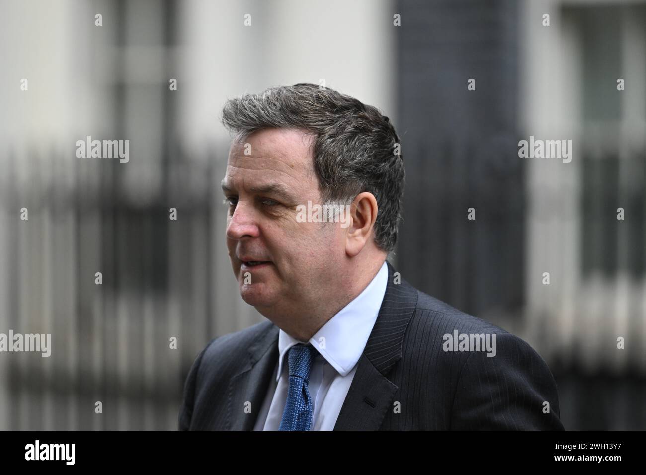 Downing Street, London, UK. 6th Feb, 2024. Mel Stride MP, Secretary of State for Work and Pensions in Downing Street for weekly cabinet meeting. Credit: Malcolm Park/Alamy Stock Photo