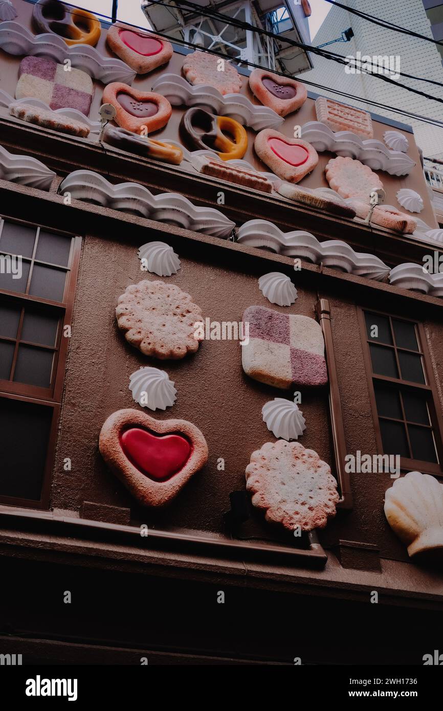 Sweet Hotel ruby Love Hotel, Tokyo, Japan, kawaii biscuit hotel Stock Photo