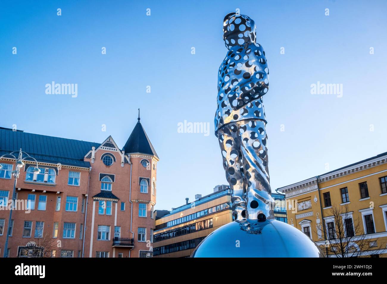 National Memorial to the Winter War (unveiled in 2017), Helsinki, Finland Stock Photo