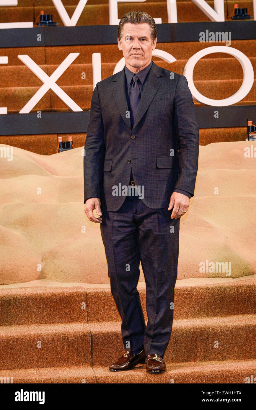 Fan Event For The Film Dune: Part Two February 6, 2024, Mexico City, Mexico: Actor Josh Brolin, attends the red carpet of the Fan Event for the film Dune: Part Two at Auditorio Nacional. Mexico City Mexico Copyright: xCarlosxTischlerx Stock Photo