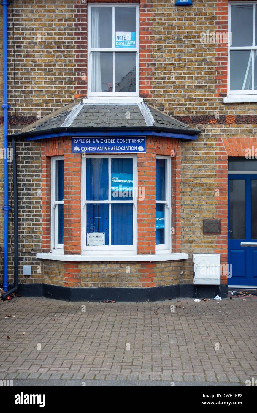 Rayleigh Conservative Party Office,Bellingham Lane, Rayleigh, Essex Stock Photo