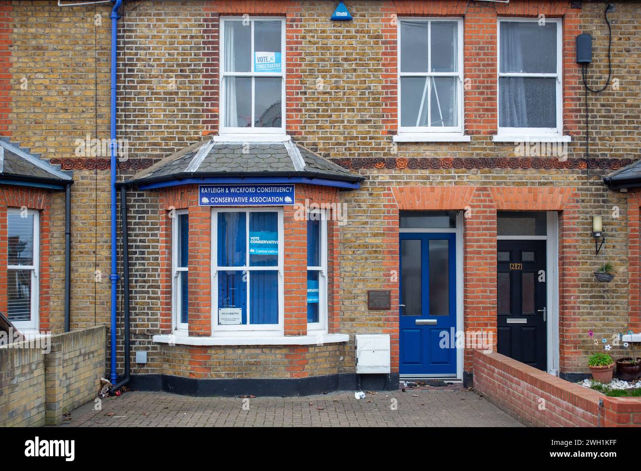 Rayleigh Conservative Party Office,Bellingham Lane, Rayleigh, Essex Stock Photo