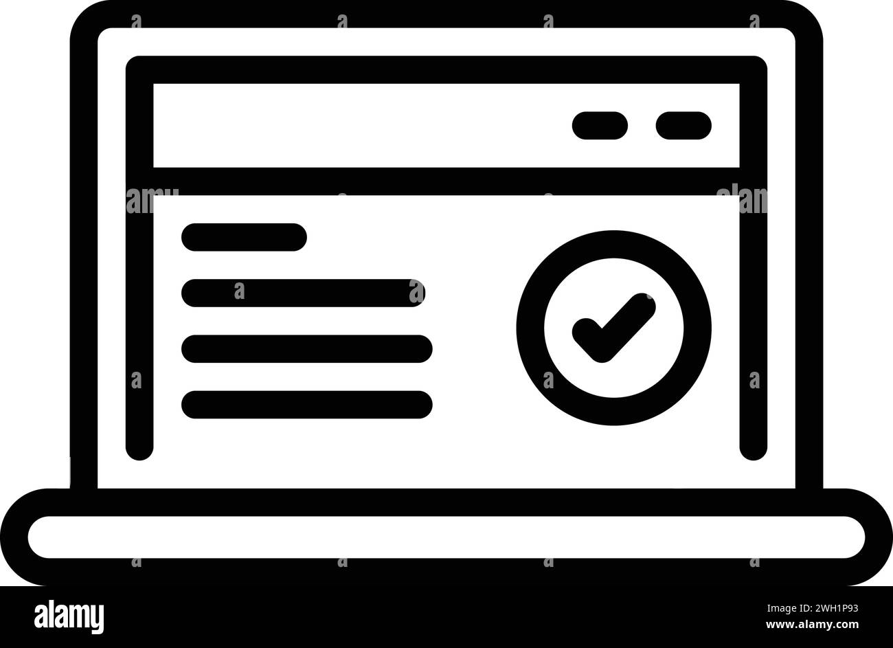 Icon for completing,corresponding Stock Vector Image & Art - Alamy