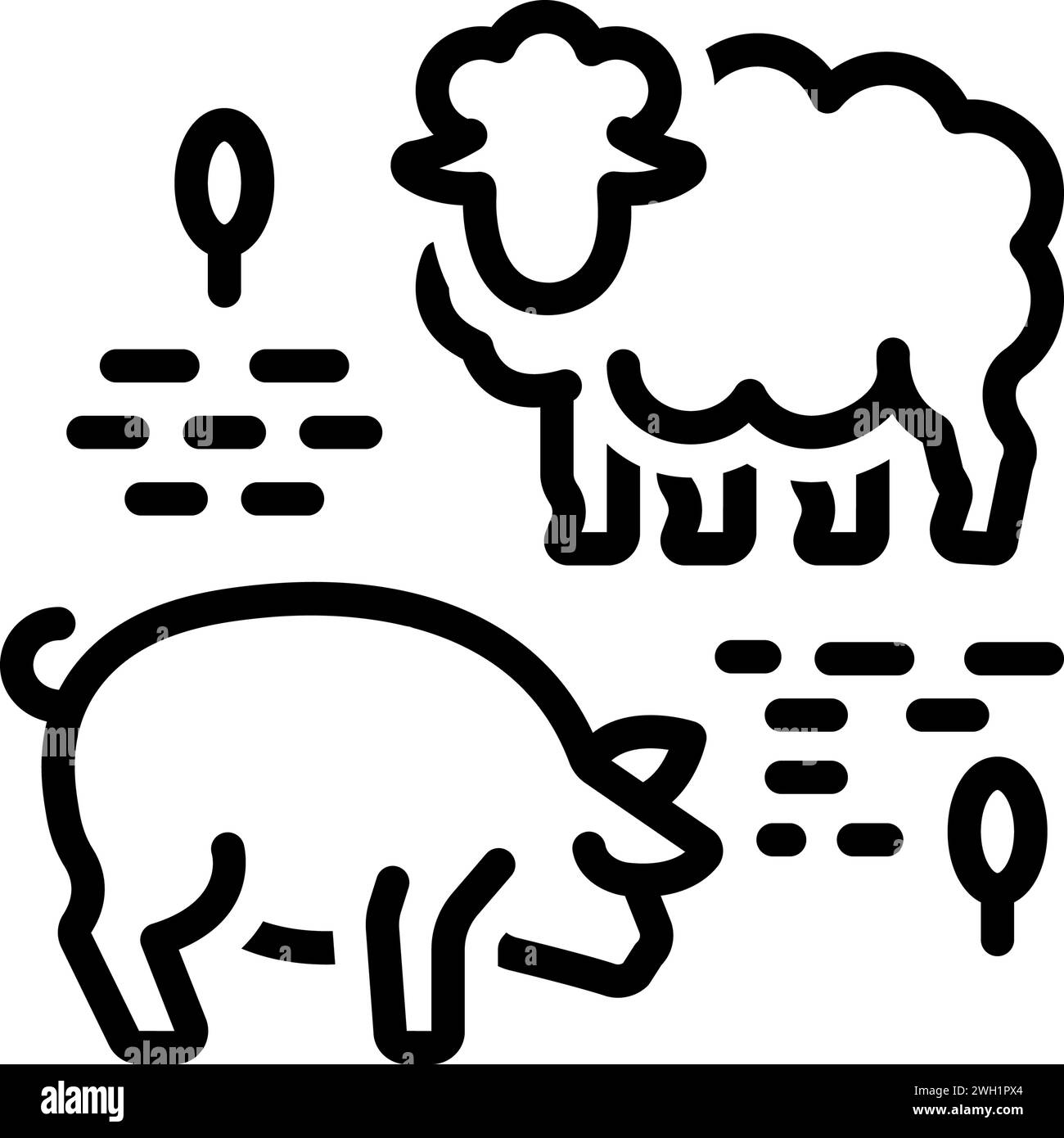 Icon for livestock,animal Stock Vector Image & Art - Alamy