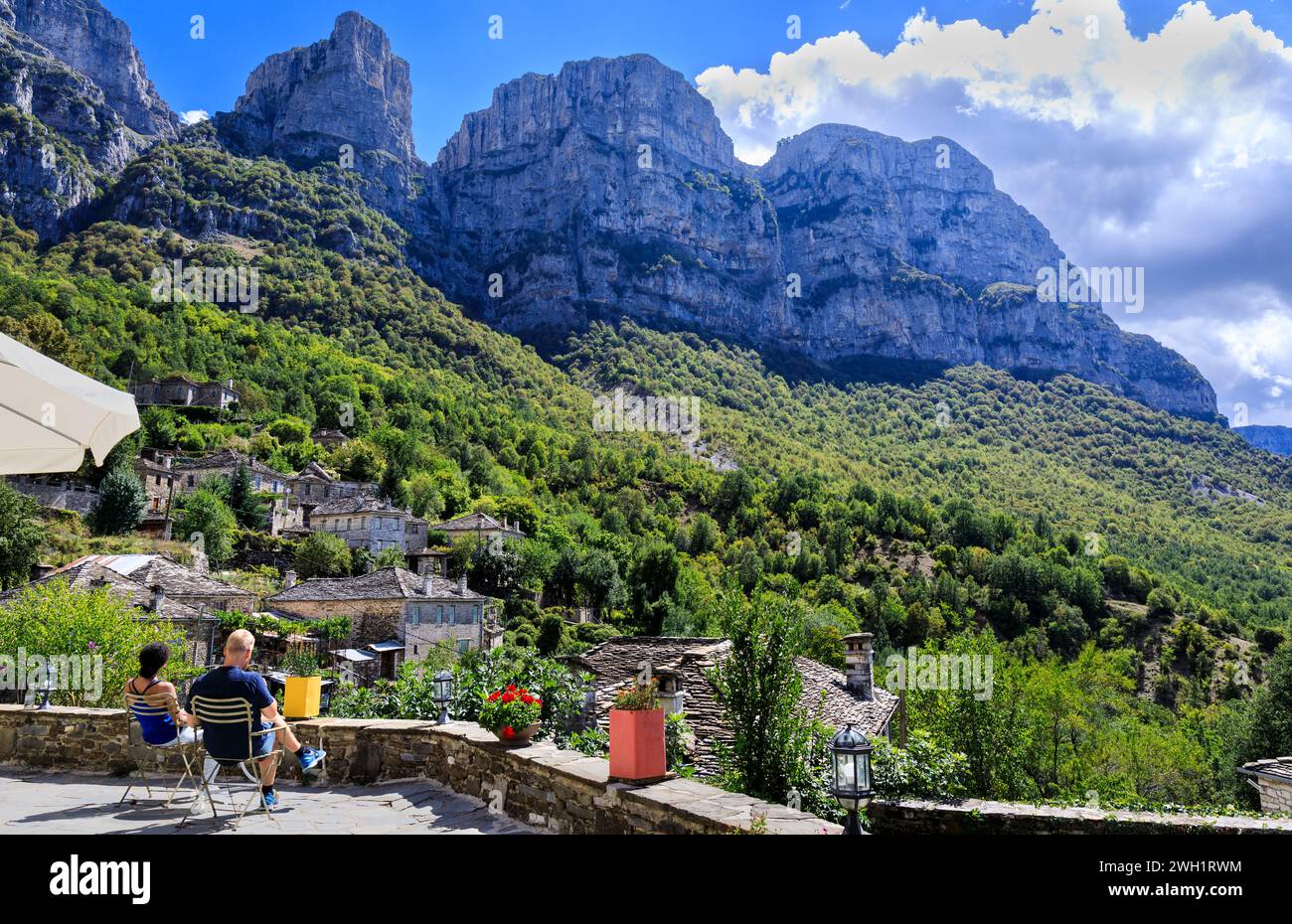 Mikro Papingo, Vikos Gorge, Epirus, Greece Stock Photo