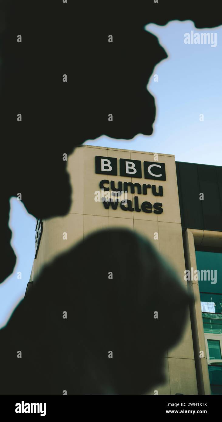 BBC Studios in Cardiff. Stock Photo