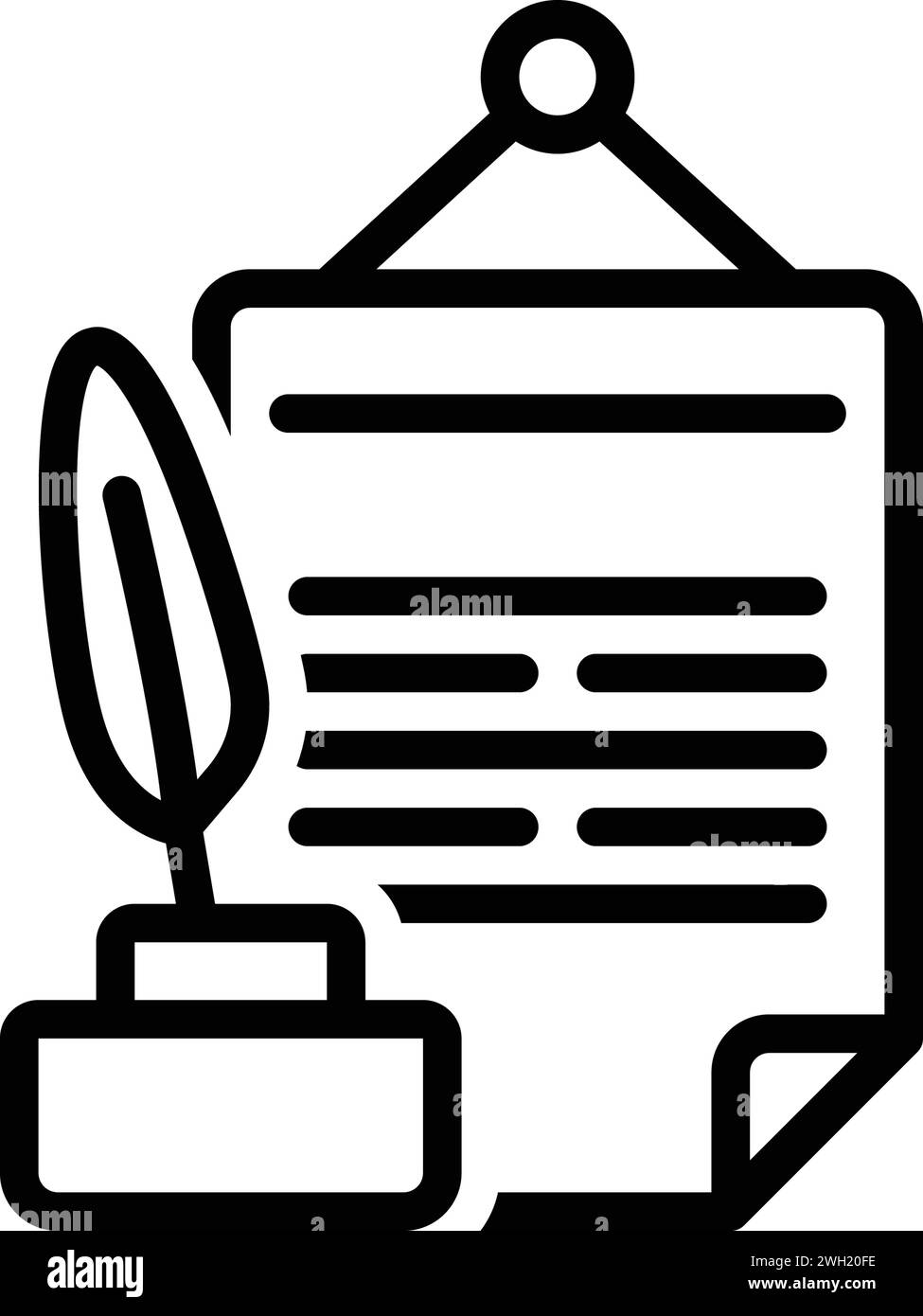 Icon for memo,memorandum Stock Vector Image & Art - Alamy