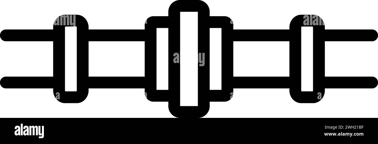 Icon for connectors,joiner Stock Vector