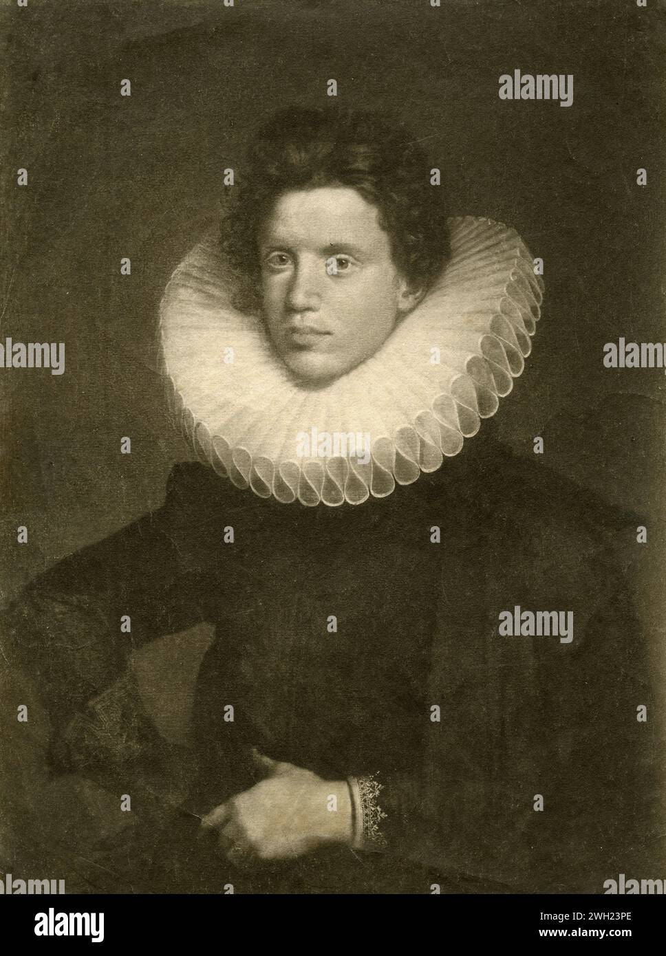 Portrait of a young man, painting by Flemish artist Frans Pourbus the