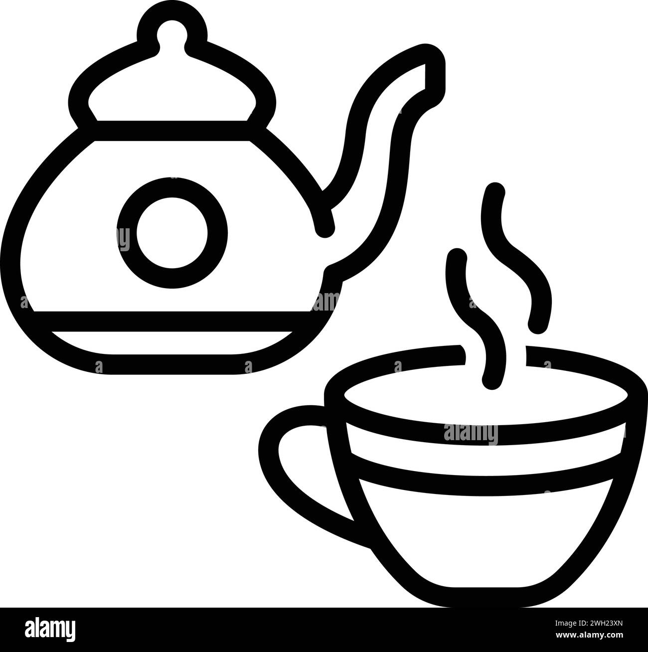 Tea caddy Stock Vector Images - Alamy