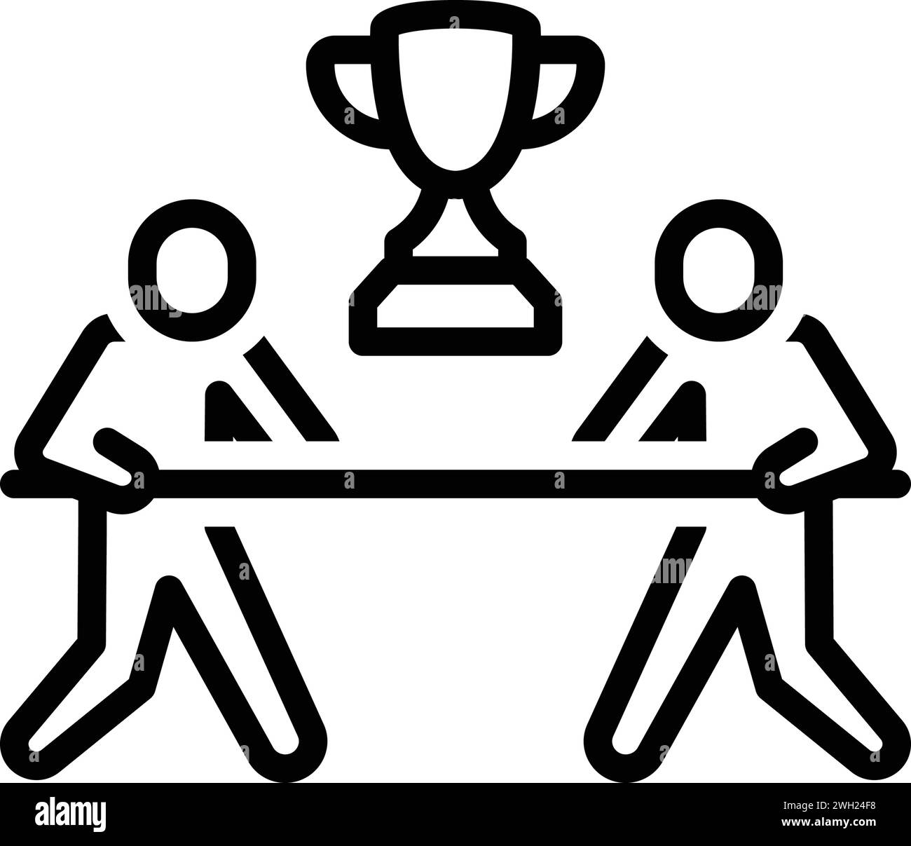 Icon competitiveness rivalry hi-res stock photography and images - Alamy