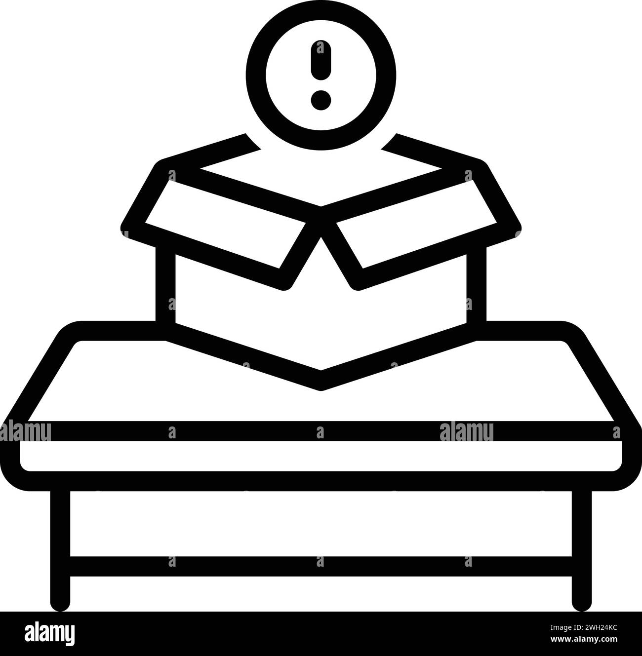 Icon for empty blank stock vector image art alamy
