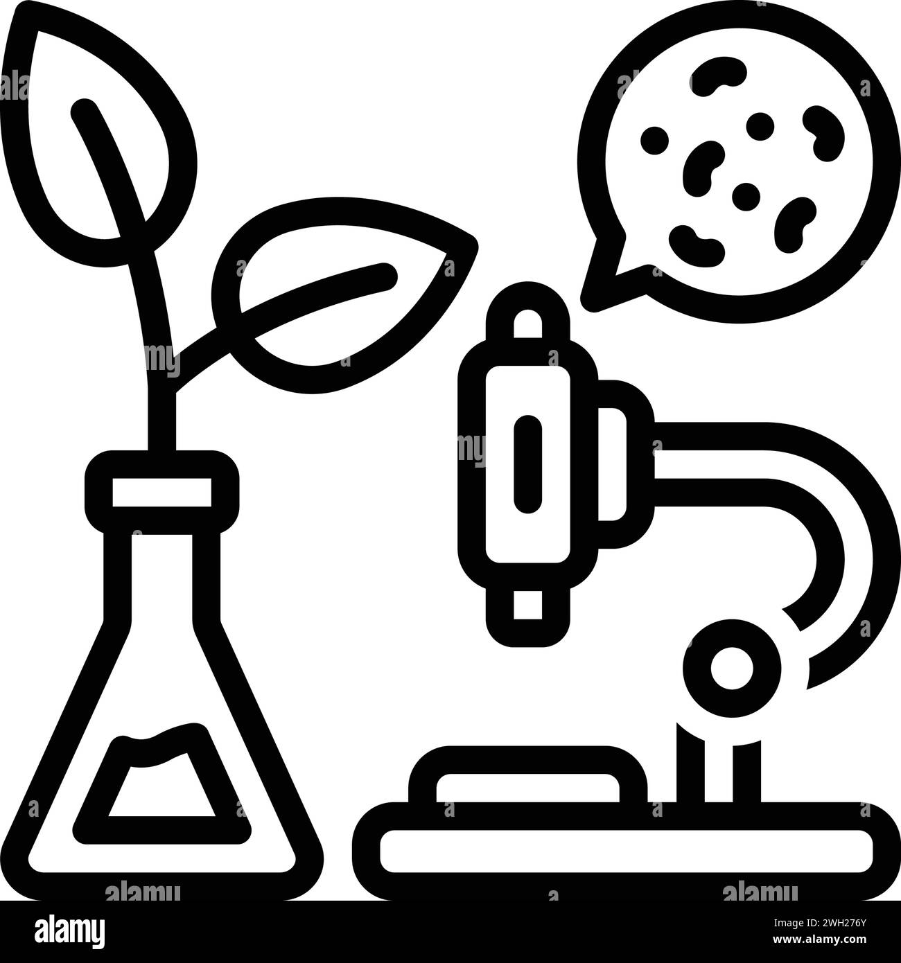 Icon for biology,biological Stock Vector